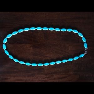 Turquoise stone necklace